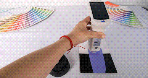 CR10分光測色儀找色功能-測量建築塗料 (2)