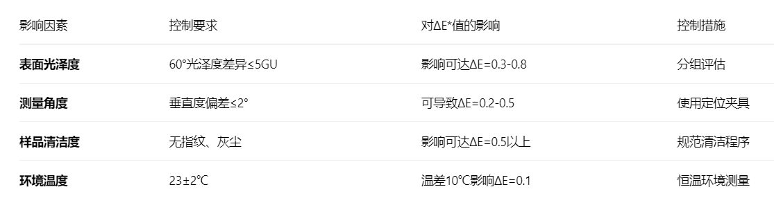 五金外殼的色差標準ΔE值.2